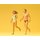 PREISER 45018 Laufendes Paar am Strand Massstab: G