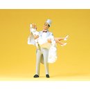 PREISER 45044 Braeutigam, Braut tragend Massstab: G