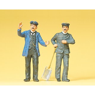 PREISER 45050 Lokfüuehrer und Heizer Massstab: G