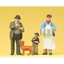 PREISER 45059 Wurstverkaeufer mit Kunden Massstab: G