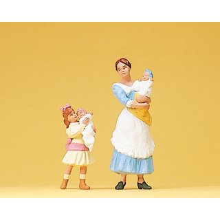 PREISER 45060 Kindermaedchen mit Kindern Massstab: G