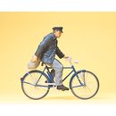 PREISER 45067 Bauer auf Fahrrad Massstab: G