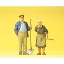 PREISER 45071 Bauer und Baeuerin Massstab: G