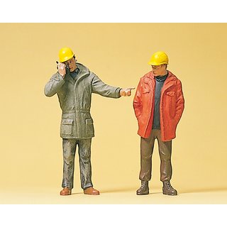 PREISER 45087 Industriearbeiter. Stehend Massstab: G