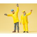 PREISER 45089 Industriearbeiter. Beim Einweisen Massstab: G