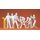 PREISER 45182 Gleisbauarbeiter. 6 unbemalte Massstab: G