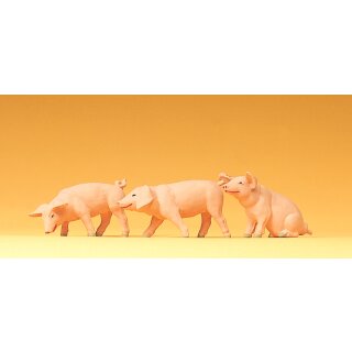PREISER 47048 3 Ferkel Massstab: 1:25