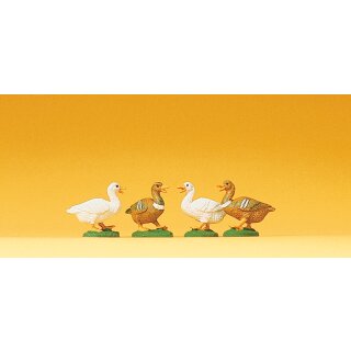 PREISER 47077 4 Enten Massstab: 1:25