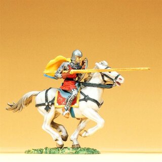 PREISER 50944 Normanne reitend,  mit Lanze und Umhang Massstab: 1:25