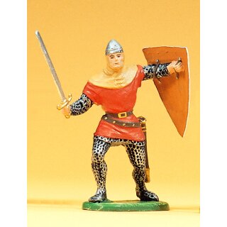 PREISER 51003 Normanne angreifend, mit Schwert Massstab: 1:25