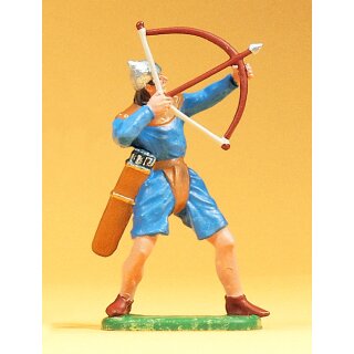 PREISER 51007 Normannischer Bogenschuetze nach oben Massstab: 1:25