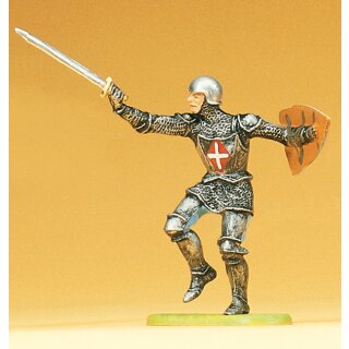 PREISER 52007 Ritter angreifend, mit Schwert Massstab: 1:25