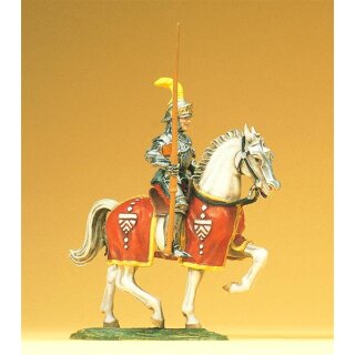 PREISER 52040 Ritter reitend, mit erhobender Lanze Massstab: 1:25