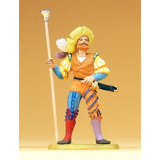 PREISER 52313 Rottmeister mit Ladestange Massstab: 1:25