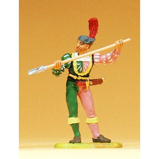 PREISER 52314 Stueckknecht mit Pulverschaufel Massstab: 1:25