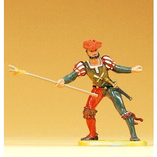 PREISER 52316 Stueckknecht mit Luntenspiess Massstab: 1:25