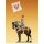 PREISER 52353 Herold zu Pferd, mit Banner Massstab: 1:25