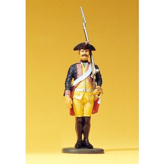 PREISER 54119 Musketier stehend, Gewehr geschultert Massstab: 1:24
