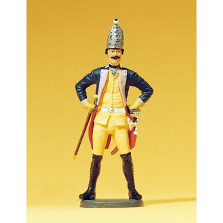 PREISER 54120 Unteroffizier stehend, Gewehr ab Massstab: 1:24