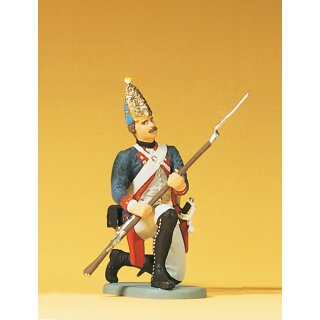 PREISER 54150 Grenadier kniend, mit Gewehr Massstab: 1:24