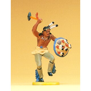PREISER 54607 Indianer tanzend, mit Steinbeil Massstab: 1:25