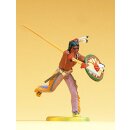 PREISER 54611 Indianer laufend, mit Speer Massstab: 1:25