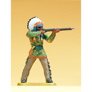 PREISER 54623 Haeuptling stehend, mit Gewehr Massstab: 1:25