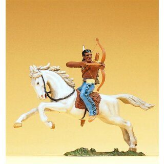 PREISER 54655 Indianer reitend, mit Bogen Massstab: 1:25