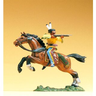 PREISER 54656 Indianer reitend, mit Gewehr Massstab: 1:25
