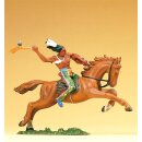 PREISER 54657 Indianer reitend, mit Keule Massstab: 1:25