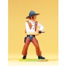 PREISER 54805 Cowboy stehend, mit Revolver Massstab: 1:25