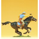PREISER 54819 Cowboy reitend, mit Revolver Massstab: 1:25