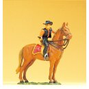 PREISER 54823 Sheriff zu Pferd, mit Revolver Massstab: 1:25