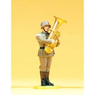 PREISER 56042 Musiker stehend, mit grossem Bass Massstab: 1:25