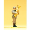 PREISER 56042 Musiker stehend, mit grossem Bass Massstab:...
