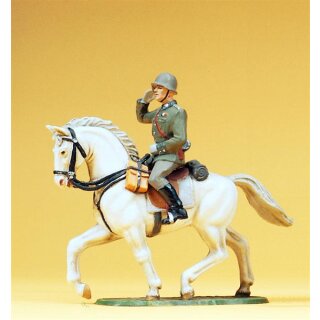 PREISER 56050 Offizier reitend, gruessend Massstab: 1:25