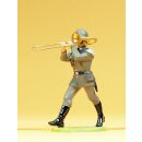 PREISER 56083 Musiker im Marsch, mit Posaune Massstab: 1:25