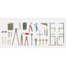 PREISER 57301 Werkzeugset. Bausatz Massstab: 1:24