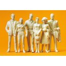 PREISER 57820 Passanten. 6 unbemalte Miniaturfiguren...