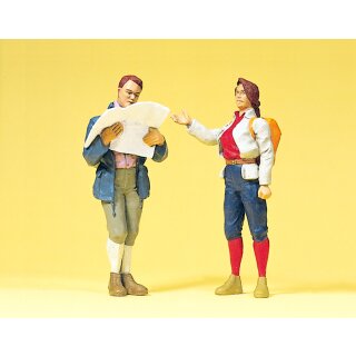 PREISER 63087 Stehende Wanderer Massstab: 1:32