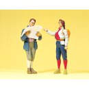 PREISER 63087 Stehende Wanderer Massstab: 1:32