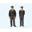 PREISER 63101 Polizisten stehend. Blaue Uni Massstab: 1:32