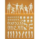 PREISER 63900 Modellfigur, Adam, 6 unbemalte Massstab: 1:32
