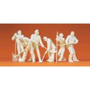 PREISER 64010 Arbeiter. 1939-45. 6 unbemalte Massstab: 1:35