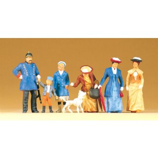 PREISER 65303 Passanten, Polizist. Um 1900 Massstab: 1:43