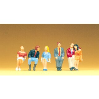 PREISER 65306 Sitzende Reisende Massstab: 1:43