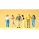 PREISER 65321 Gehende Passanten Massstab: 1:43