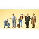 PREISER 65342 US-Gleisbauarbeiter, Schaffner und...