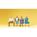 PREISER 65351 Sitzende Reisende Massstab: 1:43