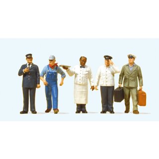 PREISER 65355 US-Bahnpersonal Massstab: 1:43